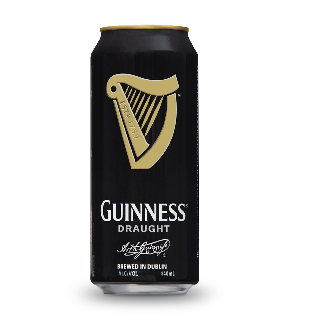 Guinness Draught 440ml Cans Brewed in Dublin